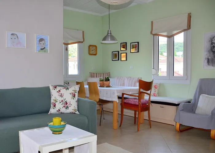 Family And Relaxing House In A Village